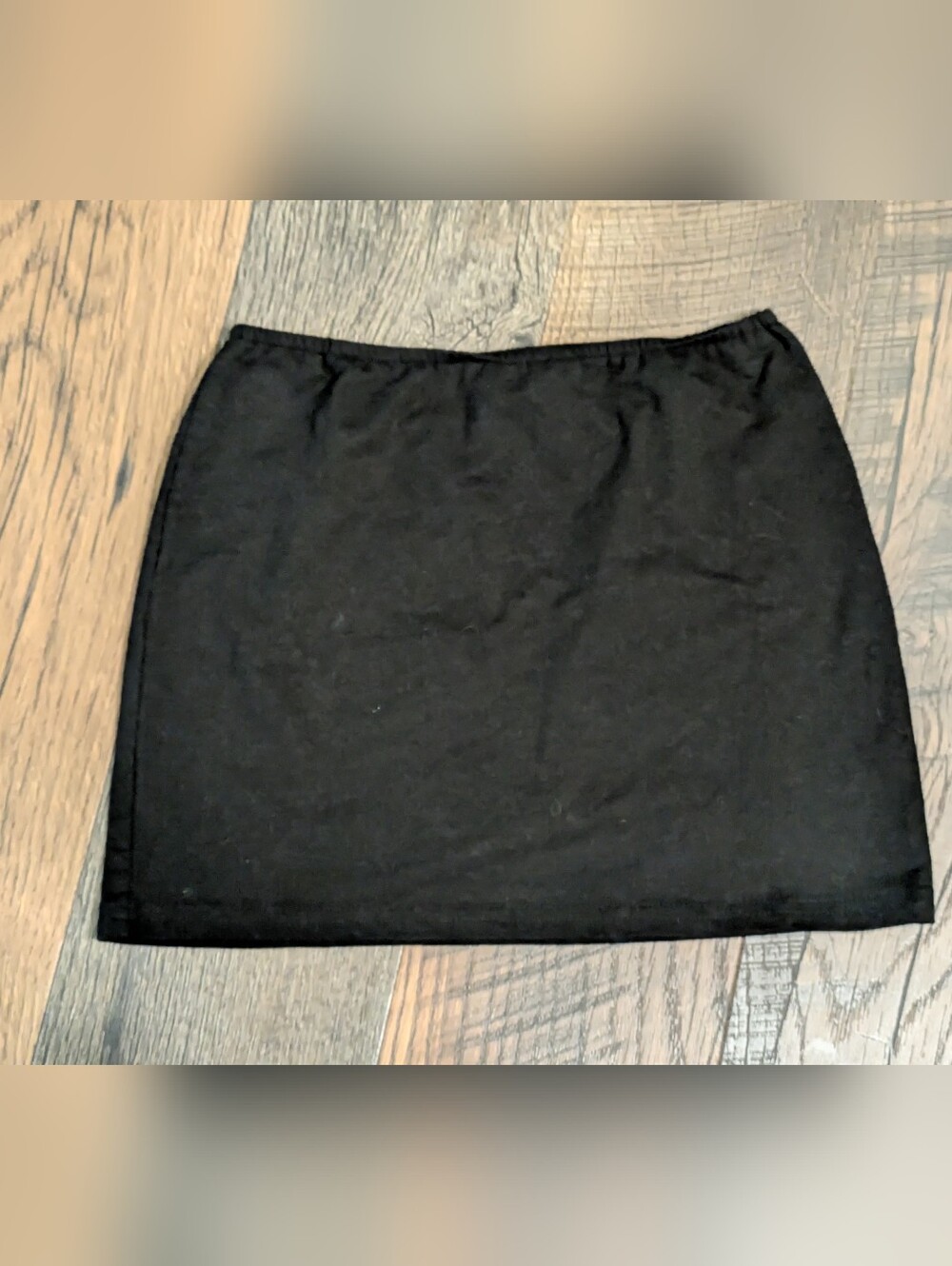 Edikted Black Mini Skirt Womens Size XS Aisha Low Rise Stretch Cotton Basic Y2K